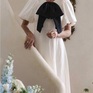 ANTONIO MELANI Cream V-Neck Dress